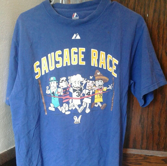 brewers sausage t shirt